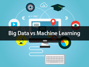 The comparison between Big Data vs Machine Learning 