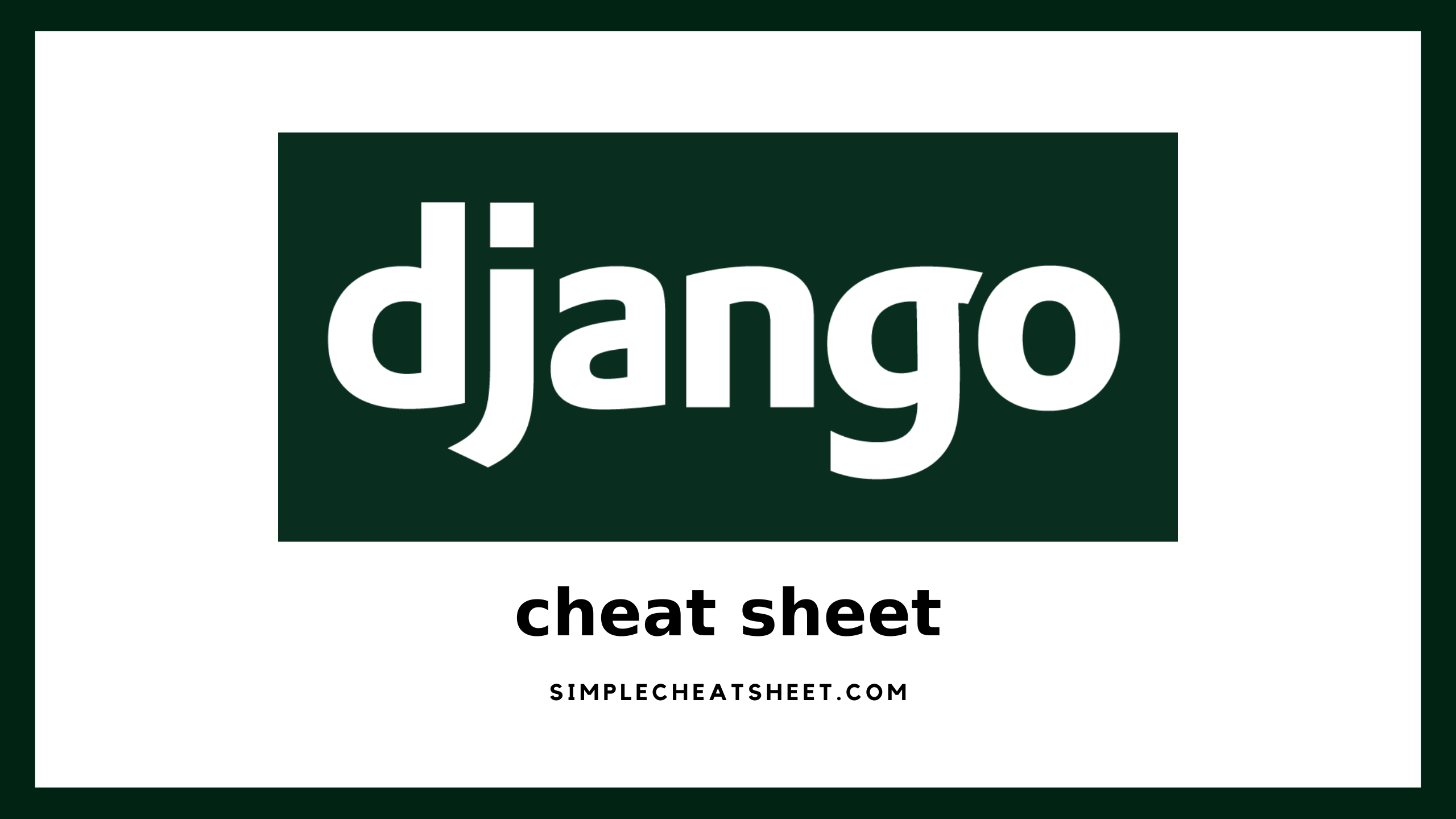 Django Cheatsheet