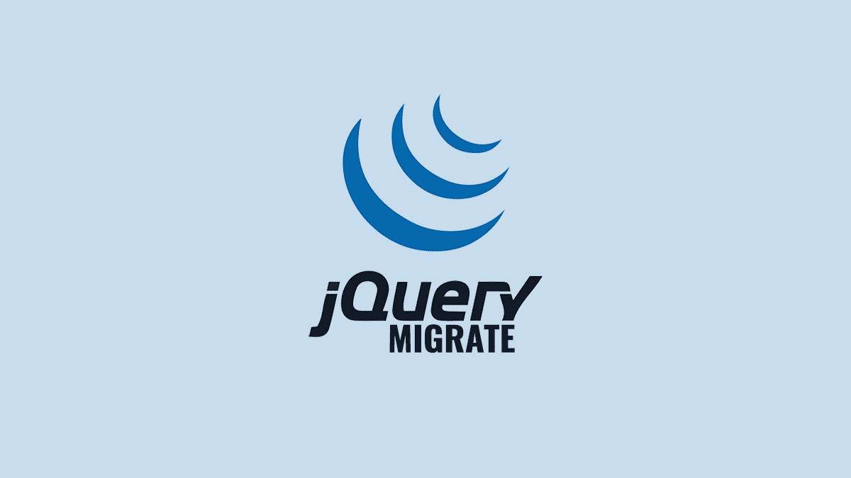 jQuery migrate